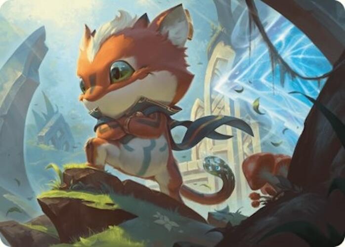 Loot, Exuberant Explorer Art Card (12/54) [Foundations Art Series] MTG Single Magic: The Gathering | Red Claw Gaming