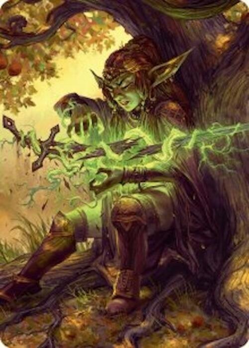 Reclamation Sage Art Card (45/54) [Foundations Art Series] MTG Single Magic: The Gathering | Red Claw Gaming