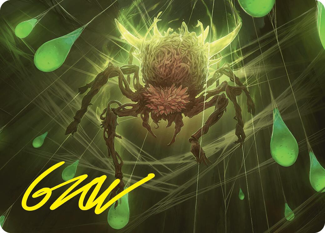 Spinner of Souls Art Card (13/54) (Gold-Stamped Signature) [Foundations Art Series] MTG Single Magic: The Gathering | Red Claw Gaming
