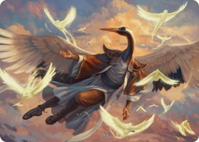 Kykar, Zephyr Awakener Art Card (16/54) [Foundations Art Series] MTG Single Magic: The Gathering | Red Claw Gaming