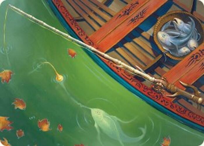 Fishing Pole Art Card (18/54) [Foundations Art Series] MTG Single Magic: The Gathering | Red Claw Gaming