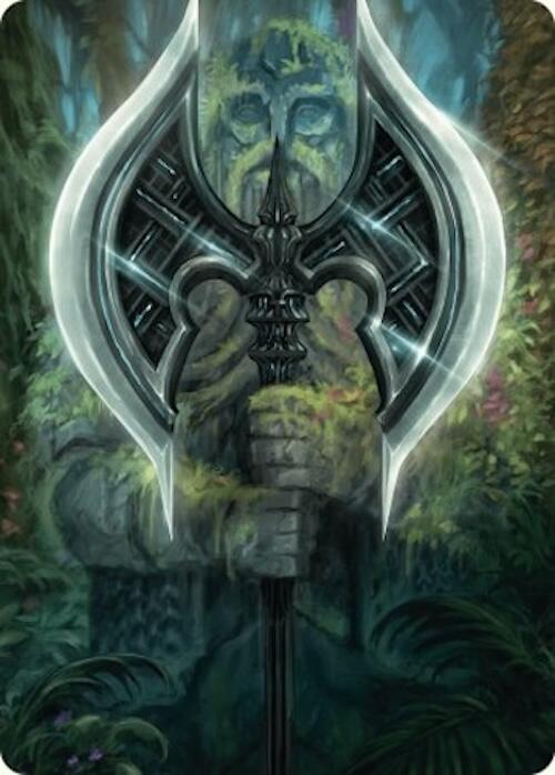 Leyline Axe Art Card (49/54) [Foundations Art Series] MTG Single Magic: The Gathering | Red Claw Gaming