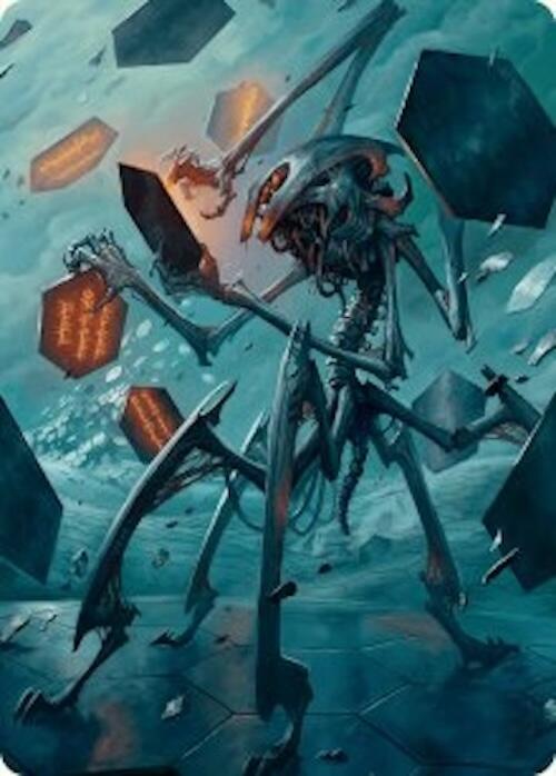 Scrawling Crawler Art Card (50/54) [Foundations Art Series] MTG Single Magic: The Gathering | Red Claw Gaming
