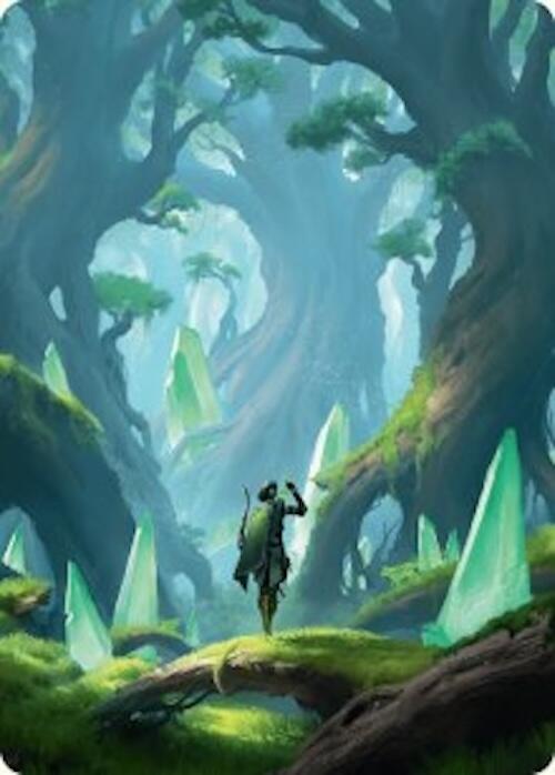 Forest Art Card (25/54) [Foundations Art Series] MTG Single Magic: The Gathering | Red Claw Gaming