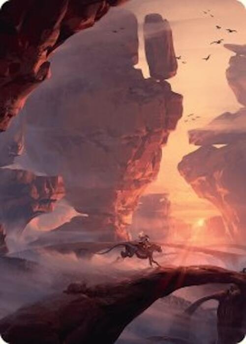 Mountain Art Card (24/54) [Foundations Art Series] MTG Single Magic: The Gathering | Red Claw Gaming