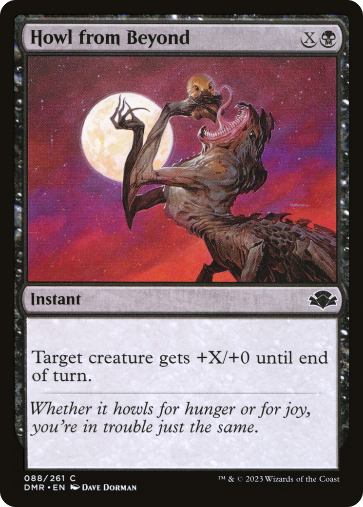 Howl from Beyond [Dominaria Remastered] MTG Single Magic: The Gathering | Red Claw Gaming