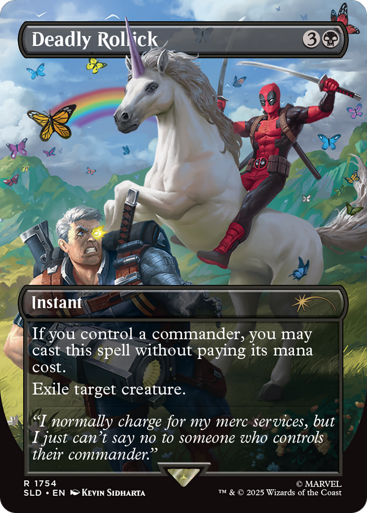 Deadly Rollick (Rainbow Foil) [Secret Lair Drop Series] MTG Single Magic: The Gathering | Red Claw Gaming