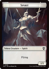 Spirit (0006) // Illusion Double-Sided Token [Secrets of Strixhaven Commander Tokens] MTG Single Magic: The Gathering | Red Claw Gaming