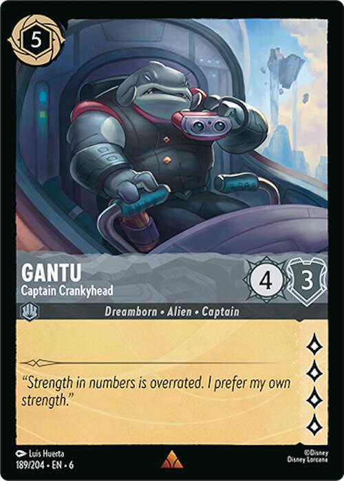 Gantu - Captain Crankyhead (189/204) [Azurite Sea] Lorcana Single Disney | Red Claw Gaming