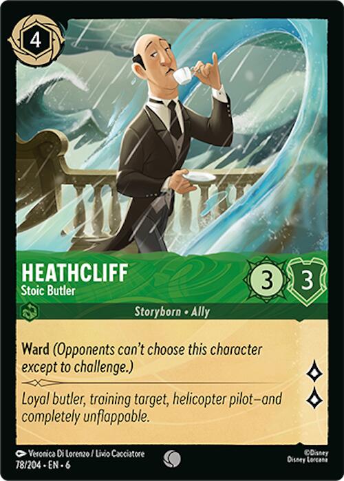 Heathcliff - Stoic Butler (78/204) [Azurite Sea] Lorcana Single Disney | Red Claw Gaming