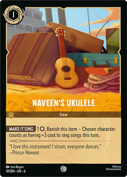 Naveen's Ukulele (31/204) [Azurite Sea] Lorcana Single Disney | Red Claw Gaming