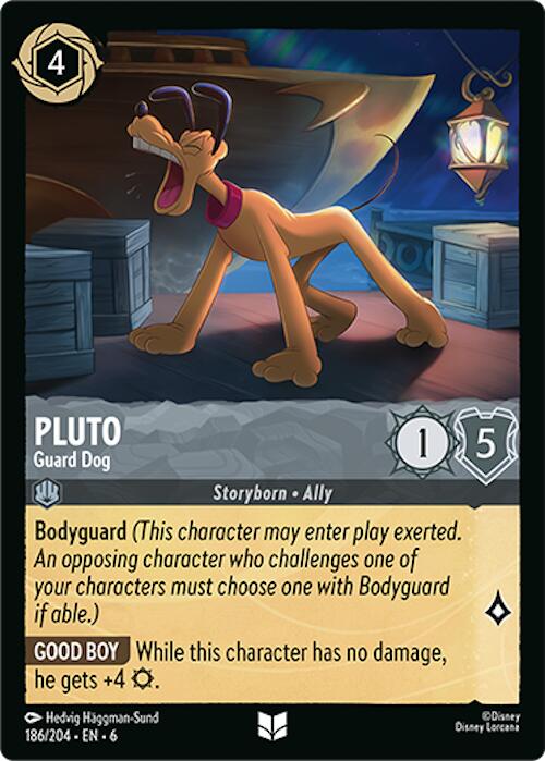 Pluto - Guard Dog (186/204) [Azurite Sea] Lorcana Single Disney | Red Claw Gaming