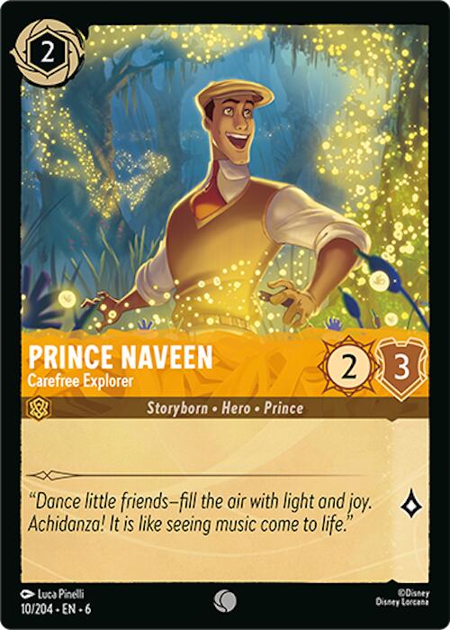 Prince Naveen - Carefree Explorer (10/204) [Azurite Sea] Lorcana Single Disney | Red Claw Gaming