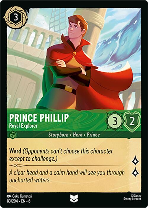 Prince Phillip - Royal Explorer (83/204) [Azurite Sea] Lorcana Single Disney | Red Claw Gaming