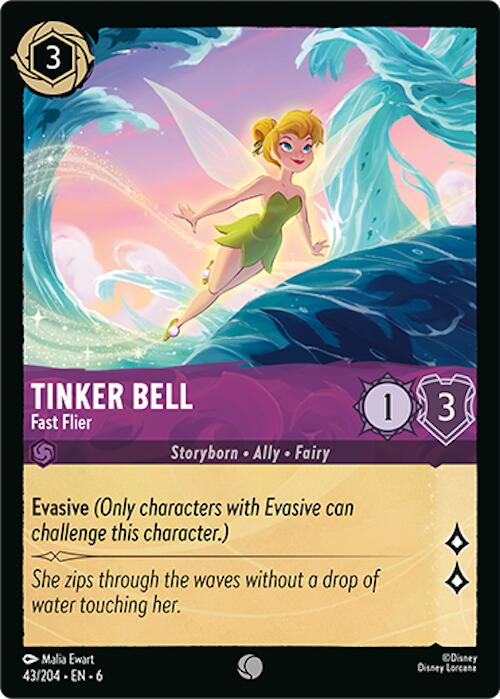 Tinker Bell - Fast Flier (43/204) [Azurite Sea] Lorcana Single Disney | Red Claw Gaming