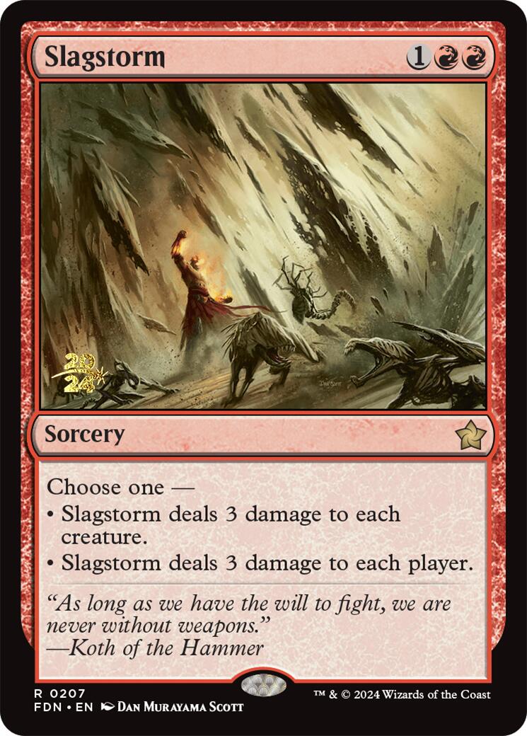 Slagstorm [Foundations Prerelease Promos] MTG Single Magic: The Gathering | Red Claw Gaming