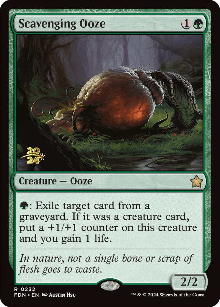 Scavenging Ooze [Foundations Prerelease Promos] MTG Single Magic: The Gathering | Red Claw Gaming