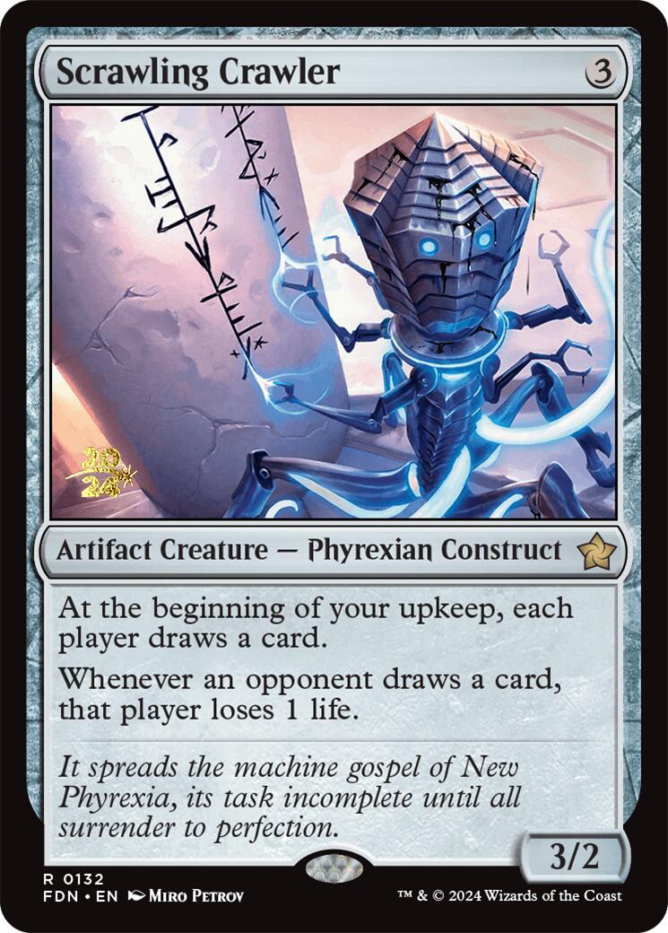 Scrawling Crawler [Foundations Prerelease Promos] MTG Single Magic: The Gathering | Red Claw Gaming