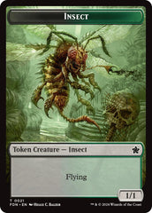 Goblin // Insect Doubled-Sided Token [Foundations Tokens] MTG Single Magic: The Gathering | Red Claw Gaming