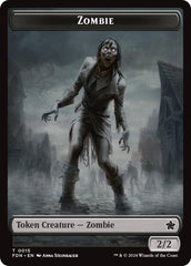 Goblin // Zombie Doubled-Sided Token [Foundations Tokens] MTG Single Magic: The Gathering | Red Claw Gaming