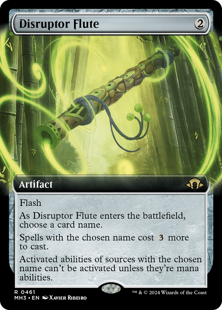 Disruptor Flute (Extended Art) [Modern Horizons 3] MTG Single Magic: The Gathering | Red Claw Gaming