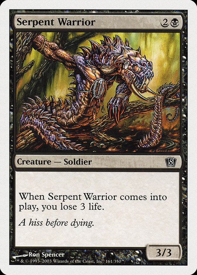 Serpent Warrior [Eighth Edition] MTG Single Magic: The Gathering | Red Claw Gaming