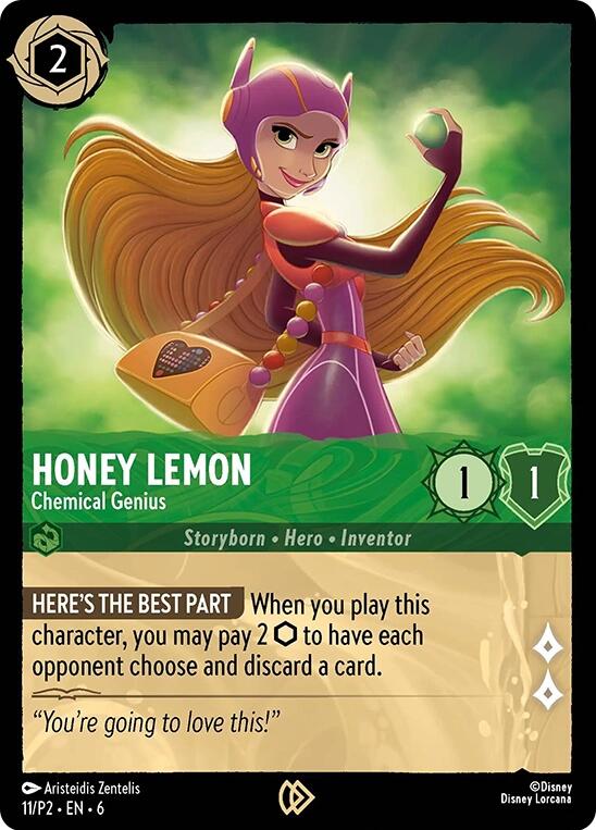 Honey Lemon - Chemical Genius (11/P2) [Promo Cards] Lorcana Single Disney | Red Claw Gaming
