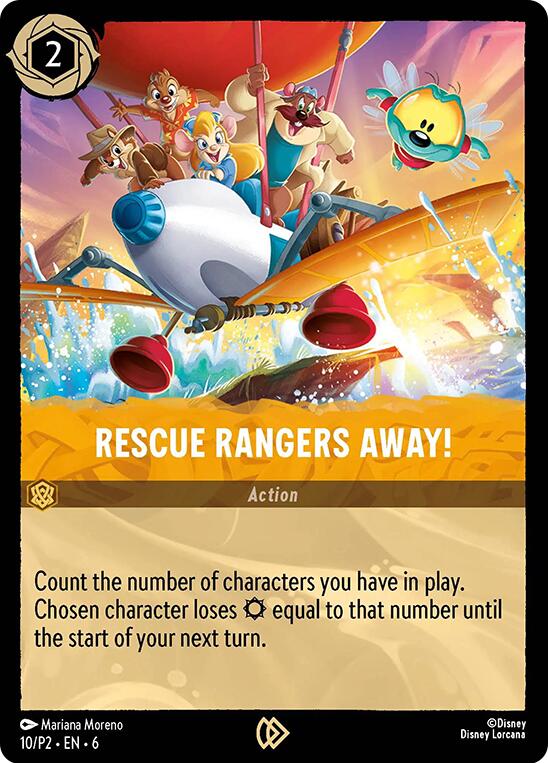 Rescue Rangers Away! (10/P2) [Promo Cards] Lorcana Single Disney | Red Claw Gaming