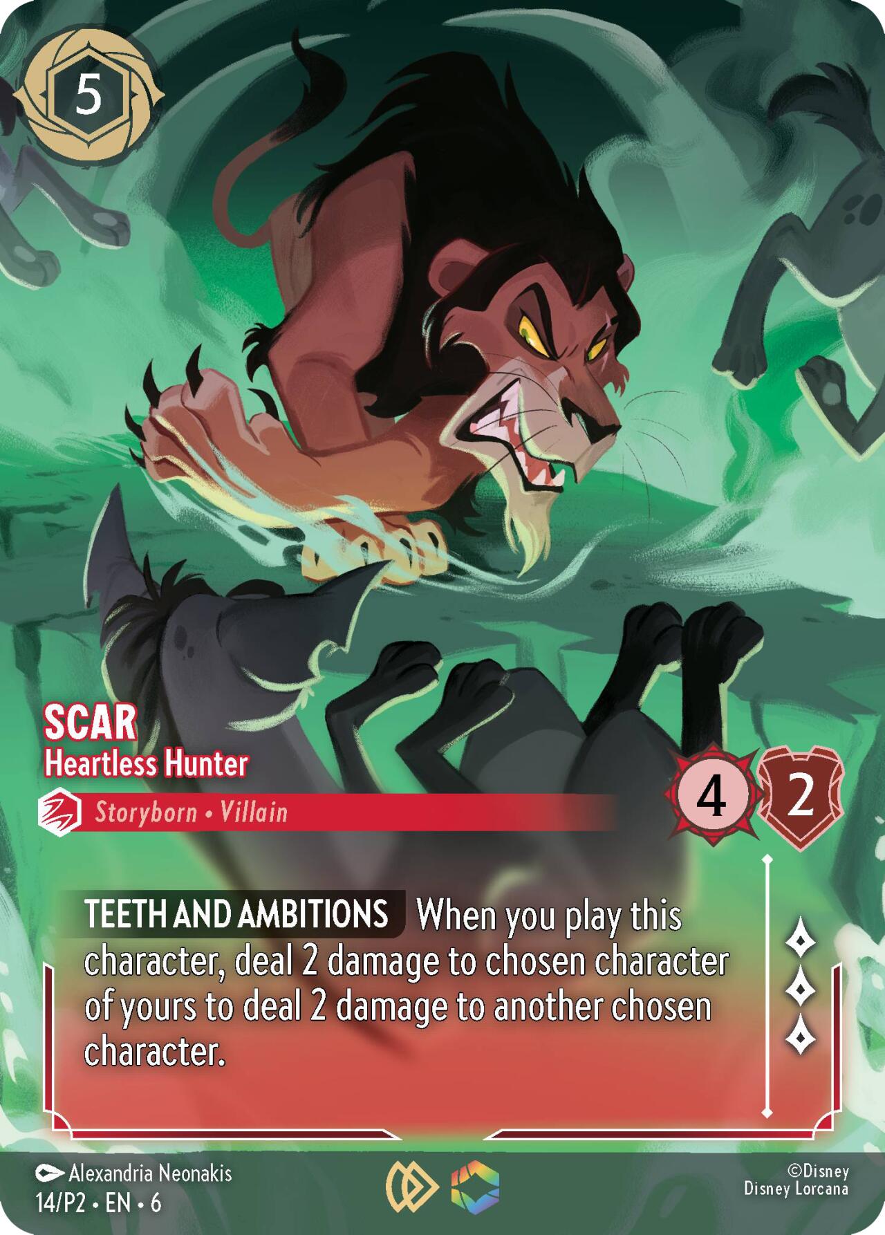 Scar - Heartless Hunter (Store Championship) (14) [Promo Cards] Lorcana Single Disney | Red Claw Gaming