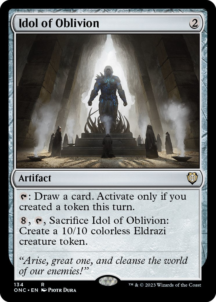 Idol of Oblivion [Phyrexia: All Will Be One Commander] MTG Single Magic: The Gathering | Red Claw Gaming