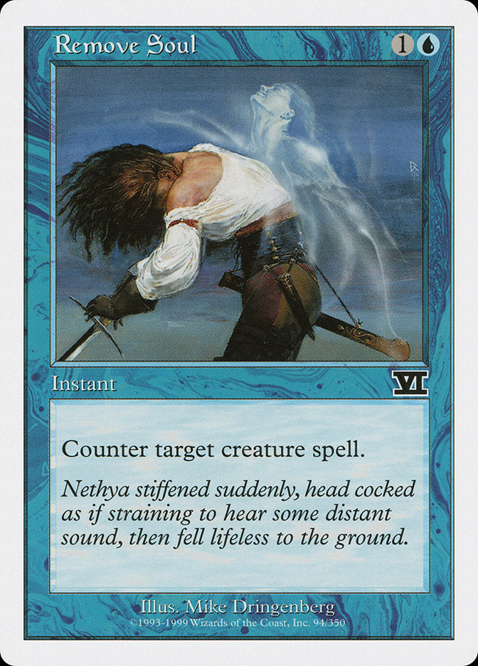 Remove Soul [Classic Sixth Edition] MTG Single Magic: The Gathering | Red Claw Gaming