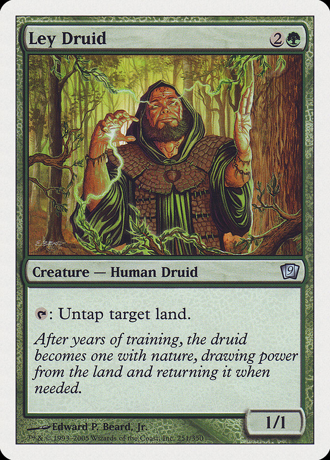 Ley Druid [Ninth Edition] MTG Single Magic: The Gathering | Red Claw Gaming