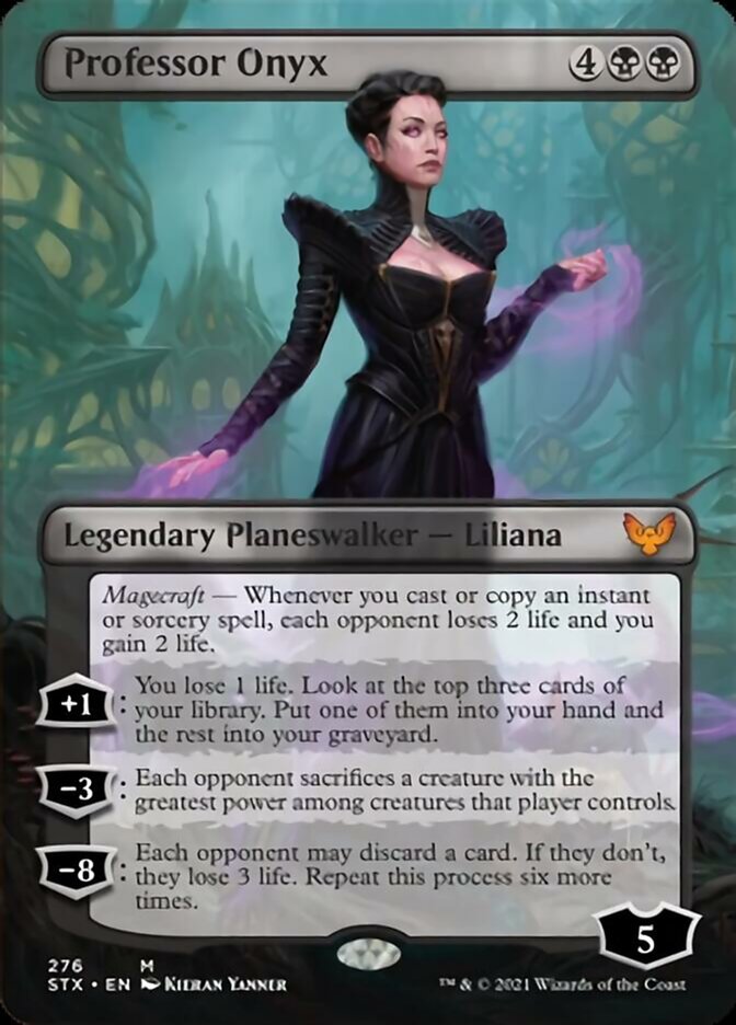 Professor Onyx (Borderless) [Strixhaven: School of Mages] MTG Single Magic: The Gathering | Red Claw Gaming