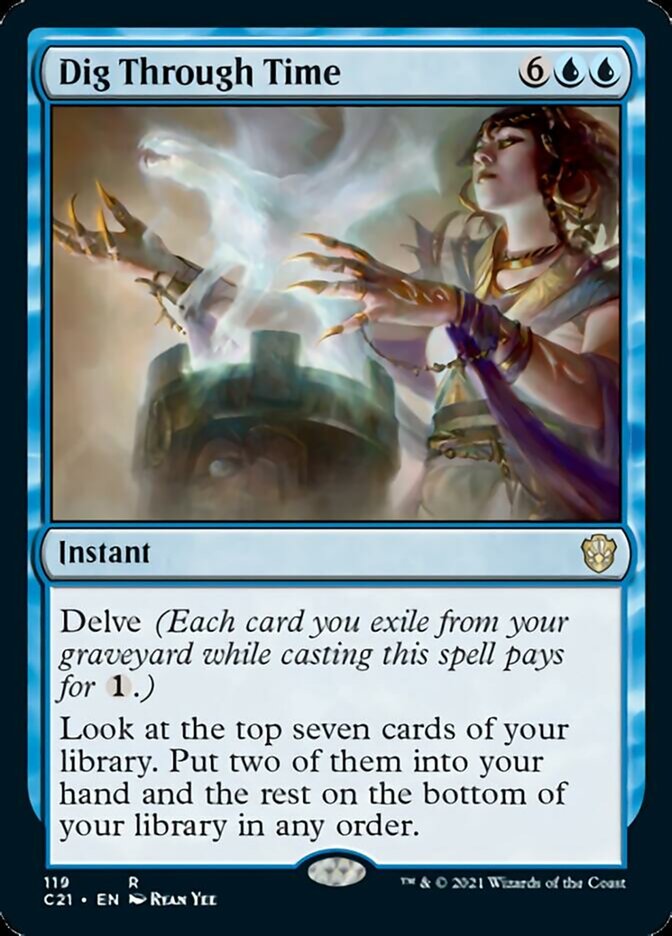 Dig Through Time [Commander 2021] MTG Single Magic: The Gathering | Red Claw Gaming