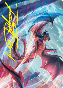Galazeth Prismari Art Card (Gold-Stamped Signature) [Strixhaven: School of Mages Art Series] MTG Single Magic: The Gathering | Red Claw Gaming