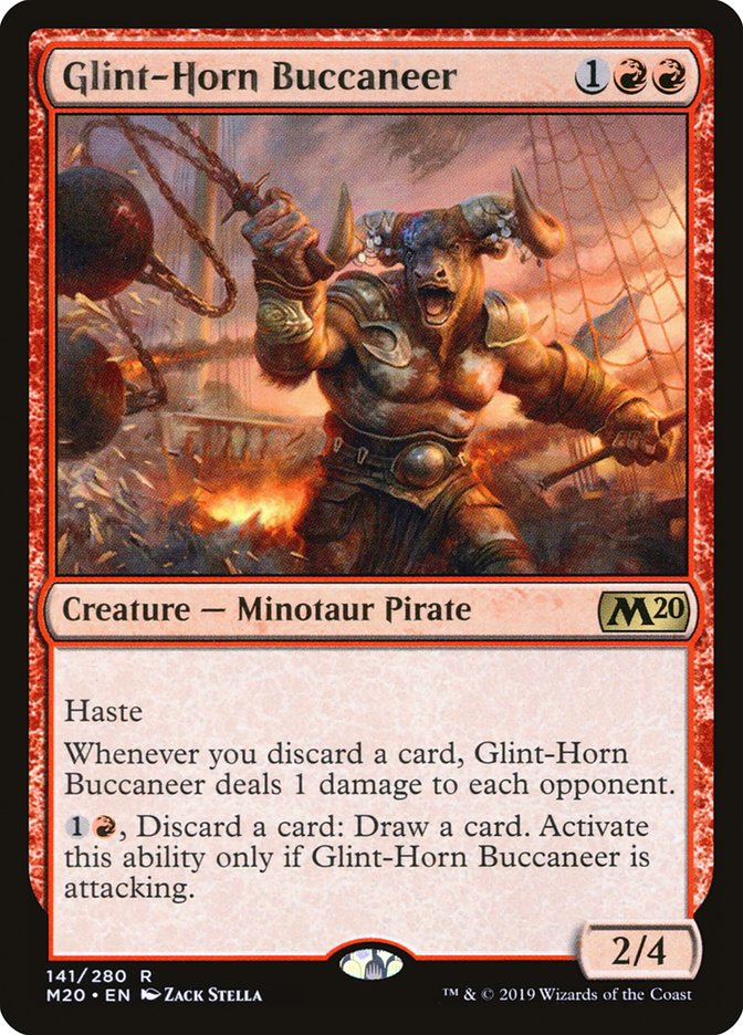 Glint-Horn Buccaneer [Core Set 2020] MTG Single Magic: The Gathering | Red Claw Gaming