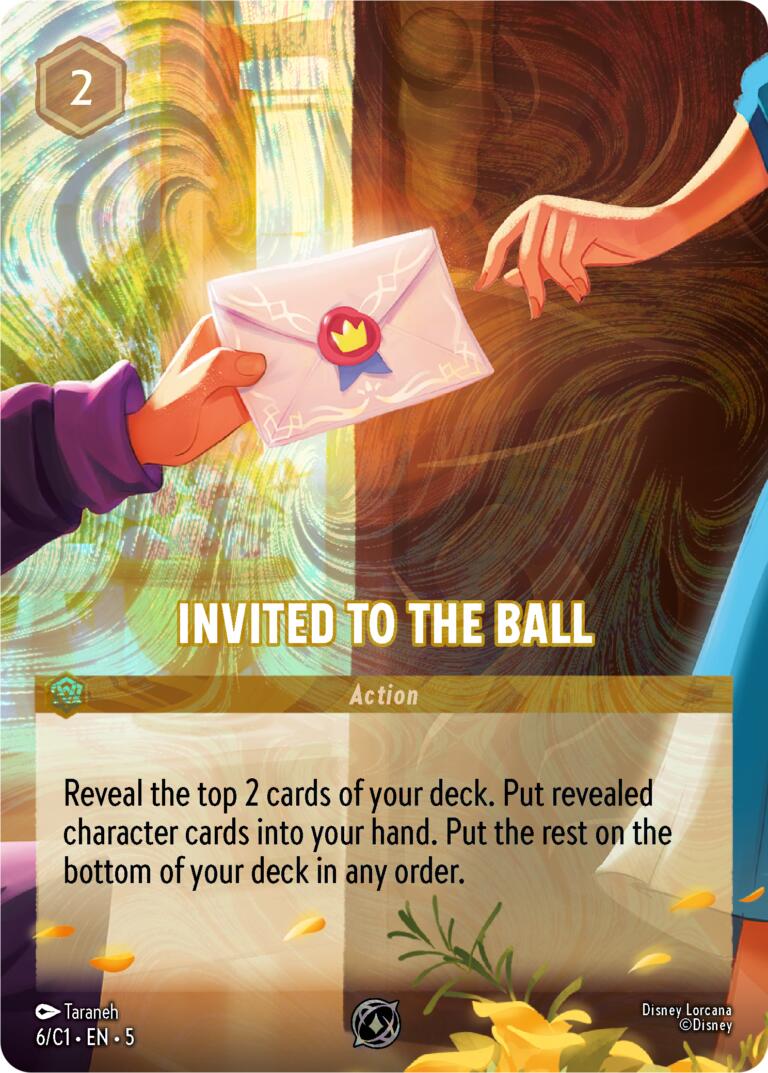 Invited to the Ball (6) [Promo Cards] Lorcana Single Disney | Red Claw Gaming