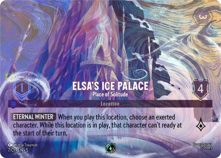 Elsa's Ice Palace - Place of Solitude (7) [Promo Cards] Lorcana Single Disney | Red Claw Gaming