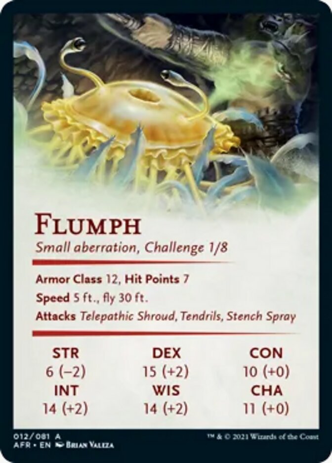 Flumph Art Card [Dungeons & Dragons: Adventures in the Forgotten Realms Art Series] MTG Single Magic: The Gathering | Red Claw Gaming