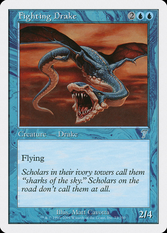 Fighting Drake [Seventh Edition] MTG Single Magic: The Gathering | Red Claw Gaming