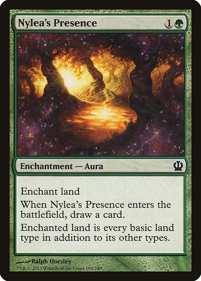 Nylea's Presence [Theros] MTG Single Magic: The Gathering | Red Claw Gaming