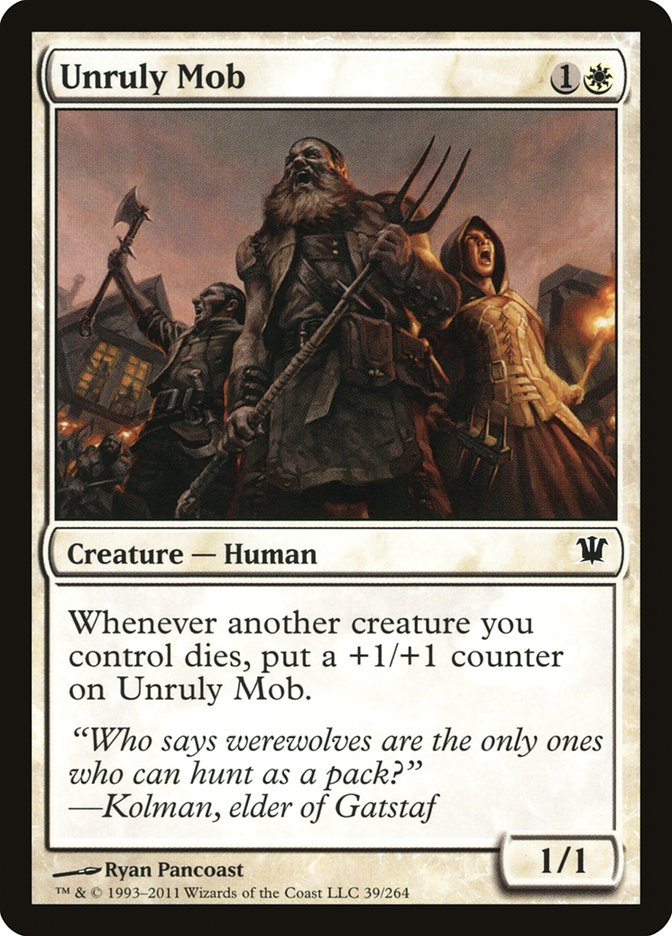 Unruly Mob [Innistrad] MTG Single Magic: The Gathering | Red Claw Gaming