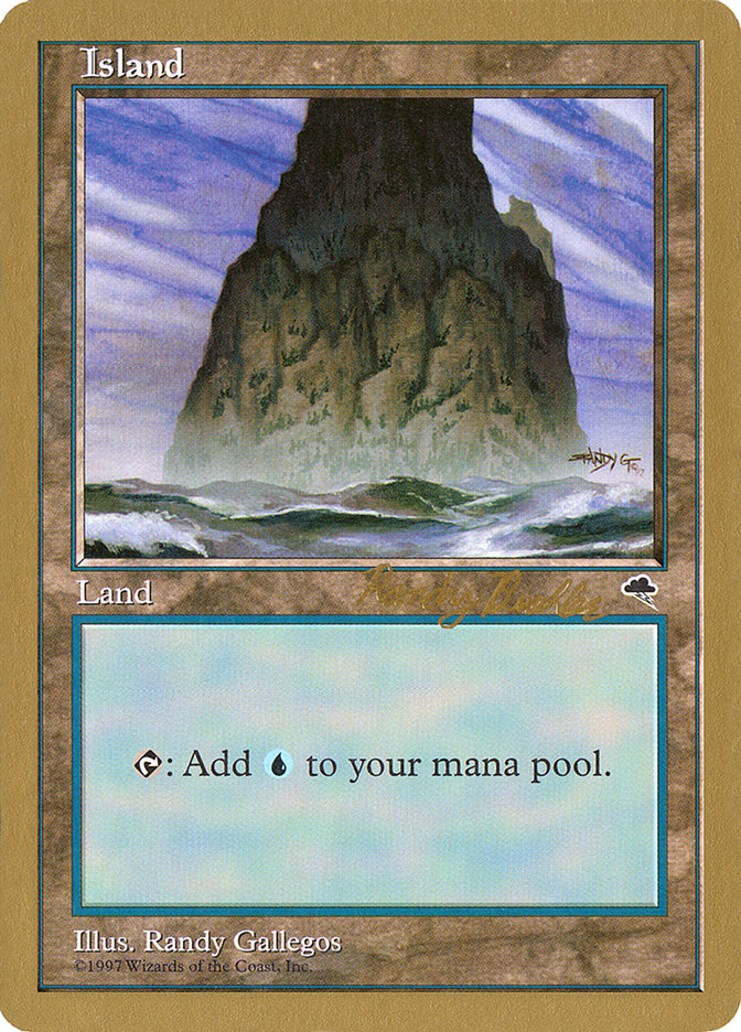 Island (rb337) (Randy Buehler) [World Championship Decks 1998] MTG Single Magic: The Gathering | Red Claw Gaming