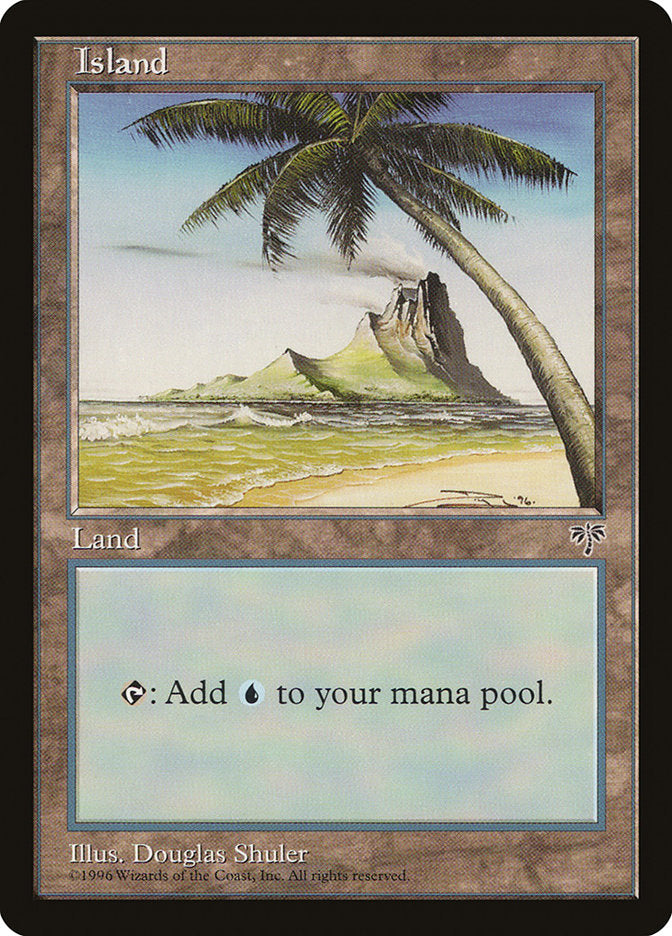 Island (Palm Tree) [Mirage] MTG Single Magic: The Gathering | Red Claw Gaming