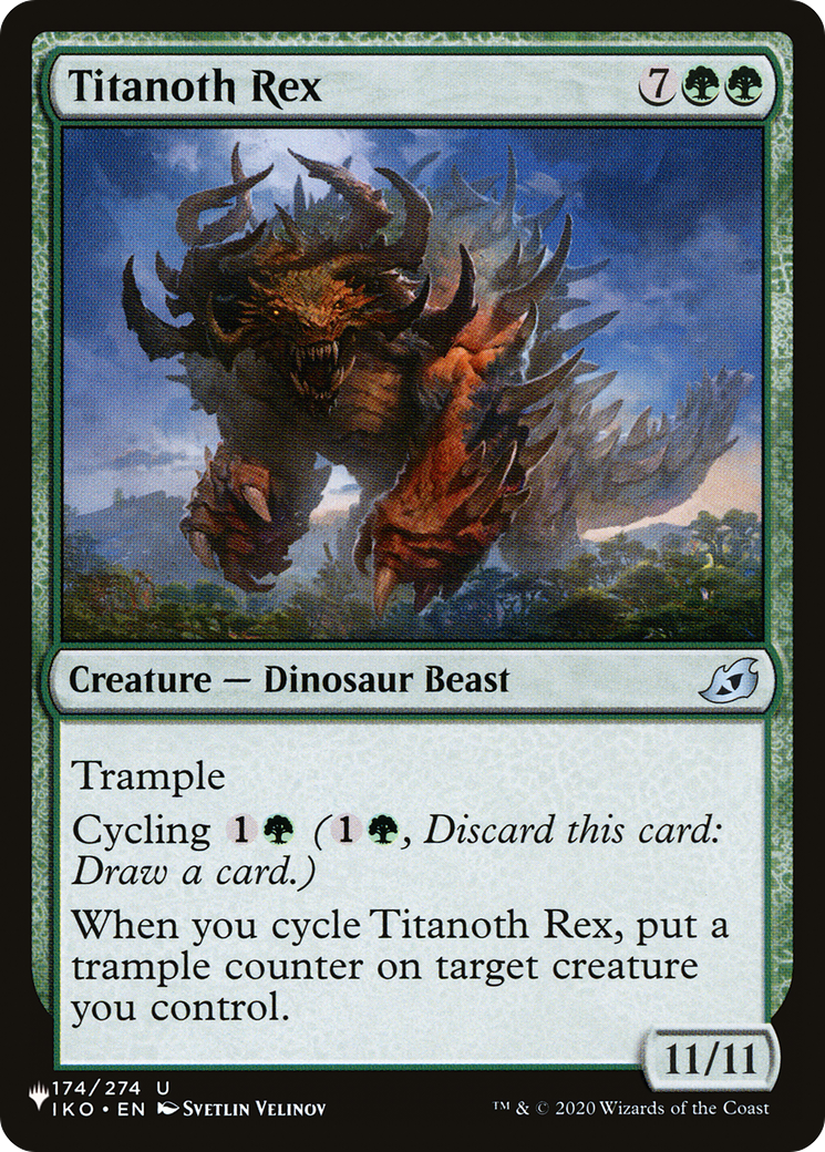 Titanoth Rex [The List] MTG Single Magic: The Gathering | Red Claw Gaming