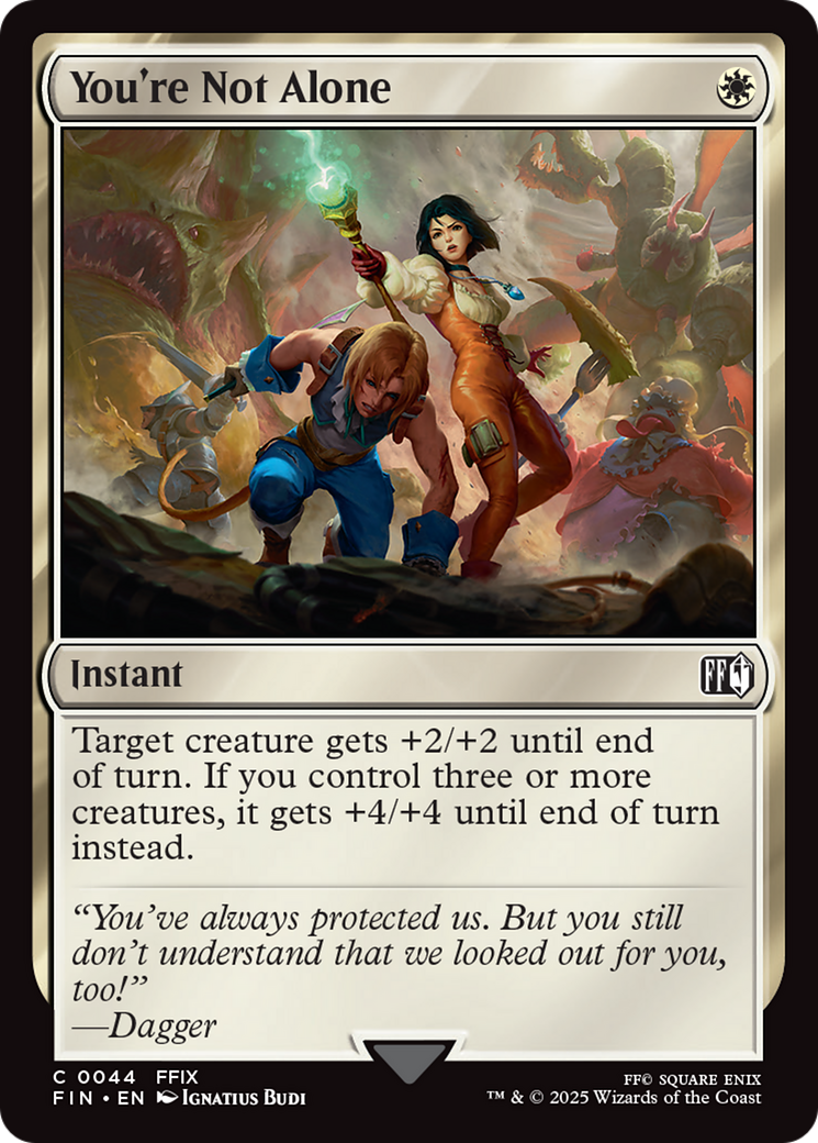 You're Not Alone [FINAL FANTASY] MTG Single Magic: The Gathering | Red Claw Gaming