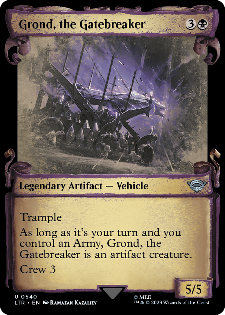 Grond, the Gatebreaker [The Lord of the Rings: Tales of Middle-Earth Showcase Scrolls] MTG Single Magic: The Gathering | Red Claw Gaming
