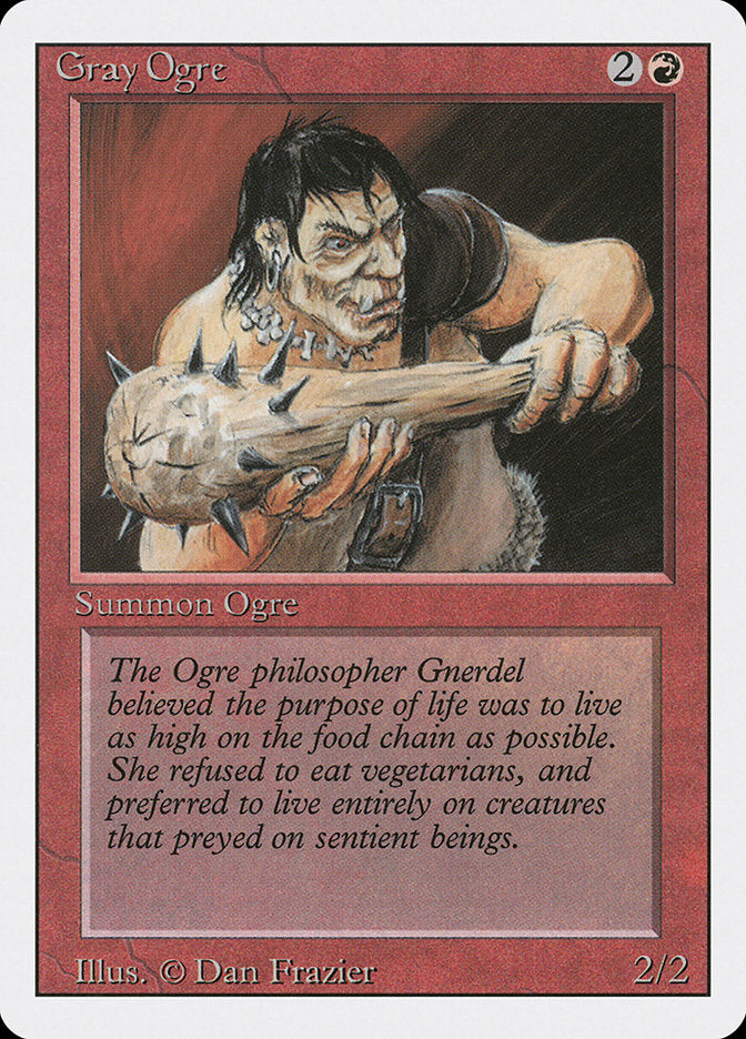 Gray Ogre [Revised Edition] MTG Single Magic: The Gathering | Red Claw Gaming