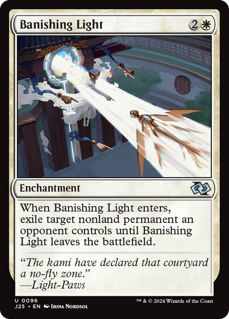 Banishing Light [Foundations Jumpstart] MTG Single Magic: The Gathering | Red Claw Gaming