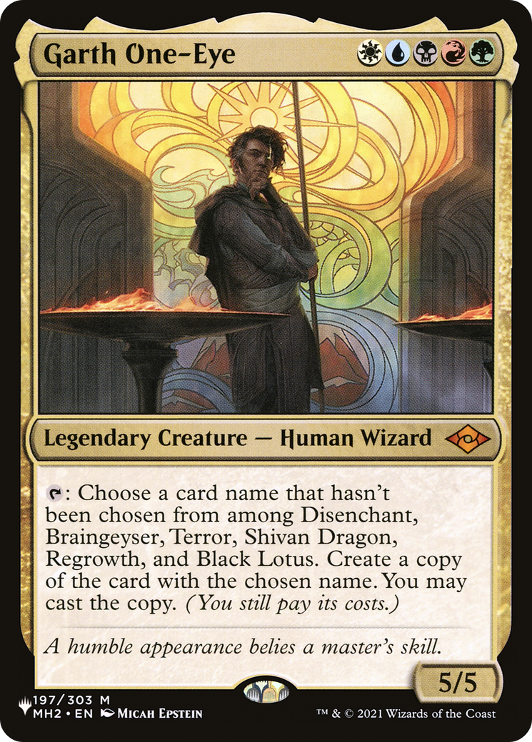 Garth One-Eye [The List] MTG Single Magic: The Gathering | Red Claw Gaming